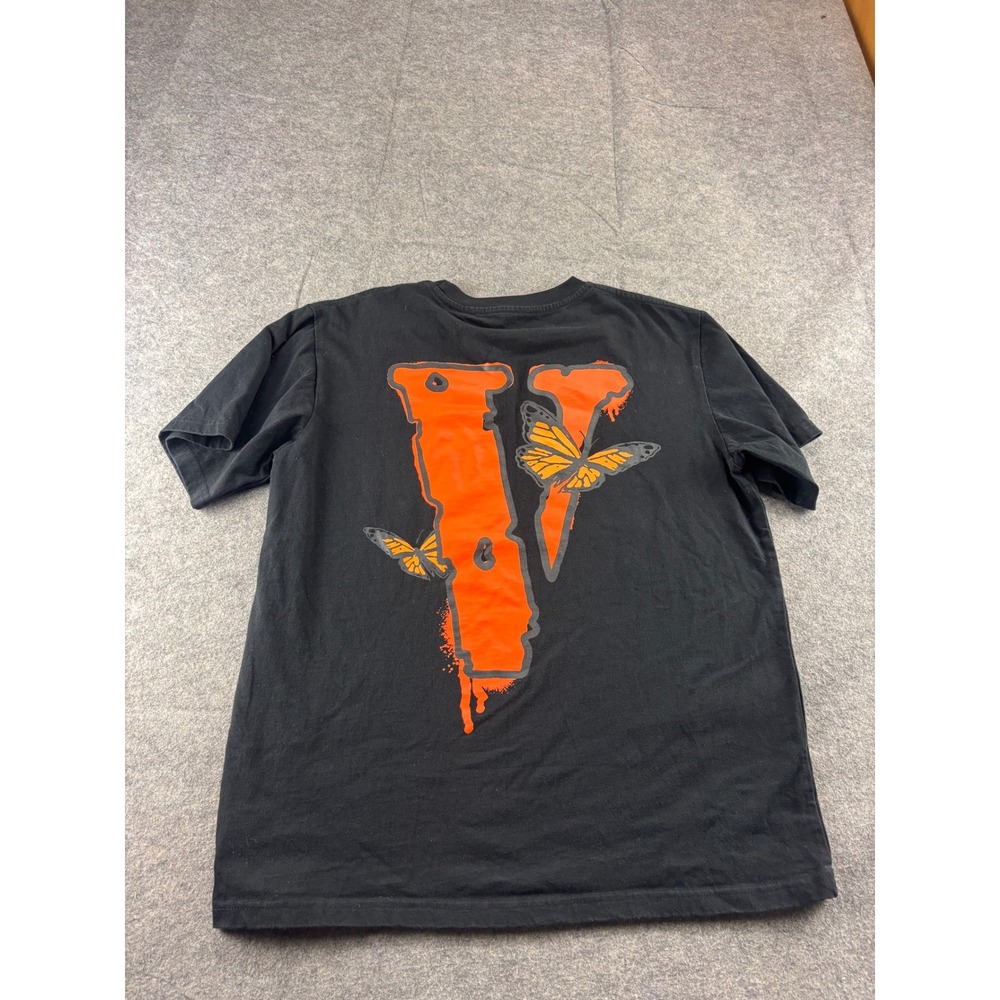 Vlone x Juice WRLD Legends Never Die Butterfly T-Shirt Black Large